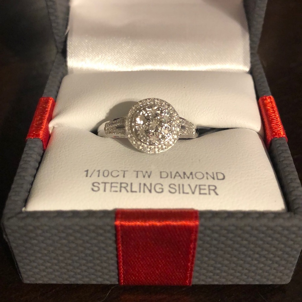 Diamond Sterling Silver Ring 💍🔥🔥🔥🔥ONLY $145 - Picture 3 of 8